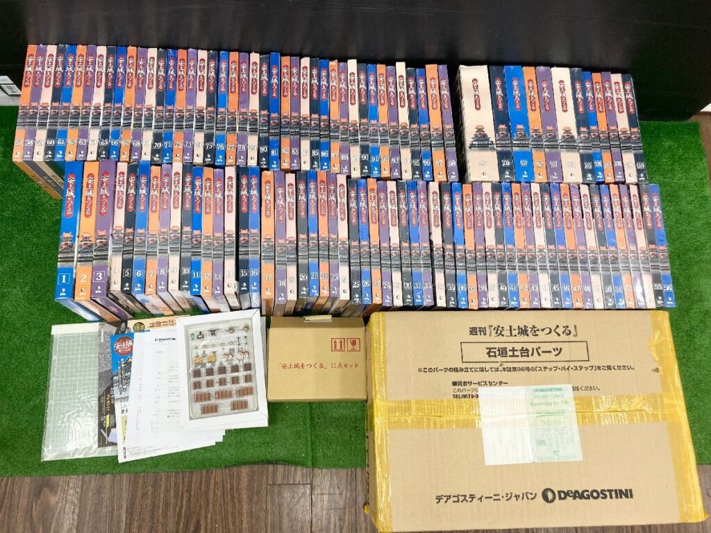 DeAGOSTINI/デアゴスティーニ 安土城を作る 1～110巻 ※32巻のみ欠品 ほぼ全巻セット クラフトマガジン