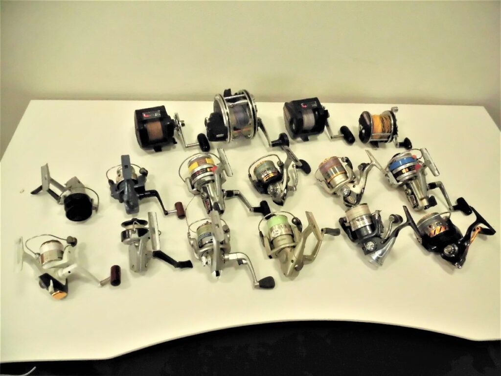 釣り具 フィッシングリール まとめ売り 16点 DAIWA SHIMANO OLYMPIC ジャンク品 商品説明欄にモデル名記載