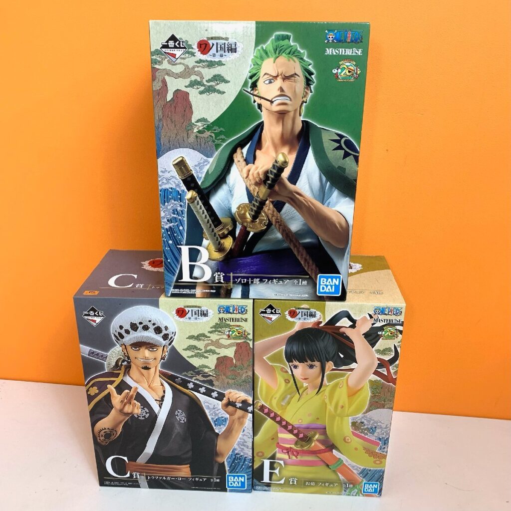 フィギュア B賞 C賞 E賞 トラファルガー・ロー ゾロ十郎 お菊 一番くじ ワンピース ワノ国編 ~第一幕~ 一番くじ BANDAI
