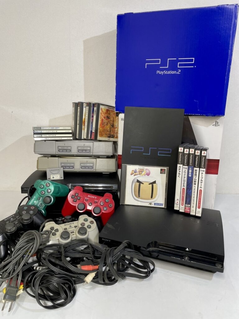 PlayStation プレイステーション プレステ まとめ 大量 PS3 PS2 SONY 本体 CECH-2000A ブラック SONY ソニー