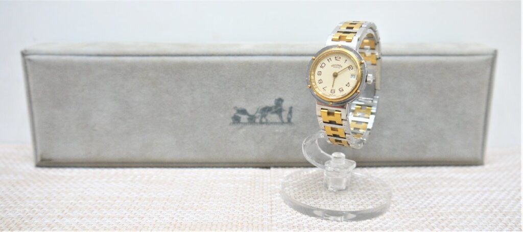 エルメス クリッパー オルロジェ HERMES PARIS horloger クォーツ レディース 女性 腕時計