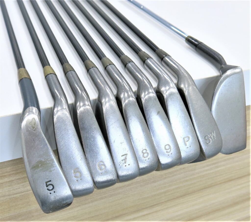 左利き用　プロギア PRGR CT-522 オリジナルカーボンシャフト フレックスR アイアン8本セット+パター #5.5.6