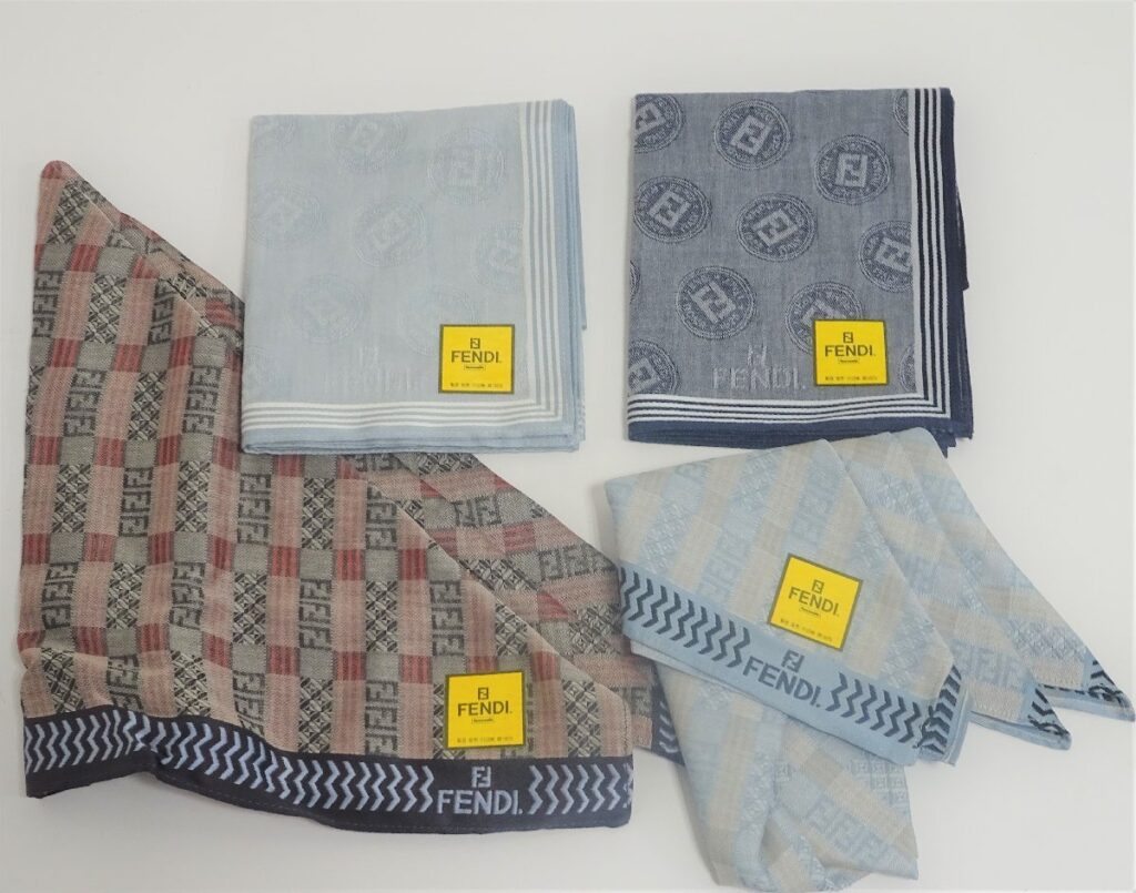 FENDI フェンディ ハンカチ 未使用品 4点　まとめ