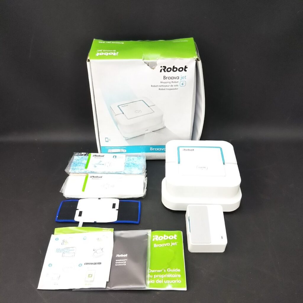 通電OK!! iRobot Braava jet 240 ブラーバ 床拭きロボット 現状品
