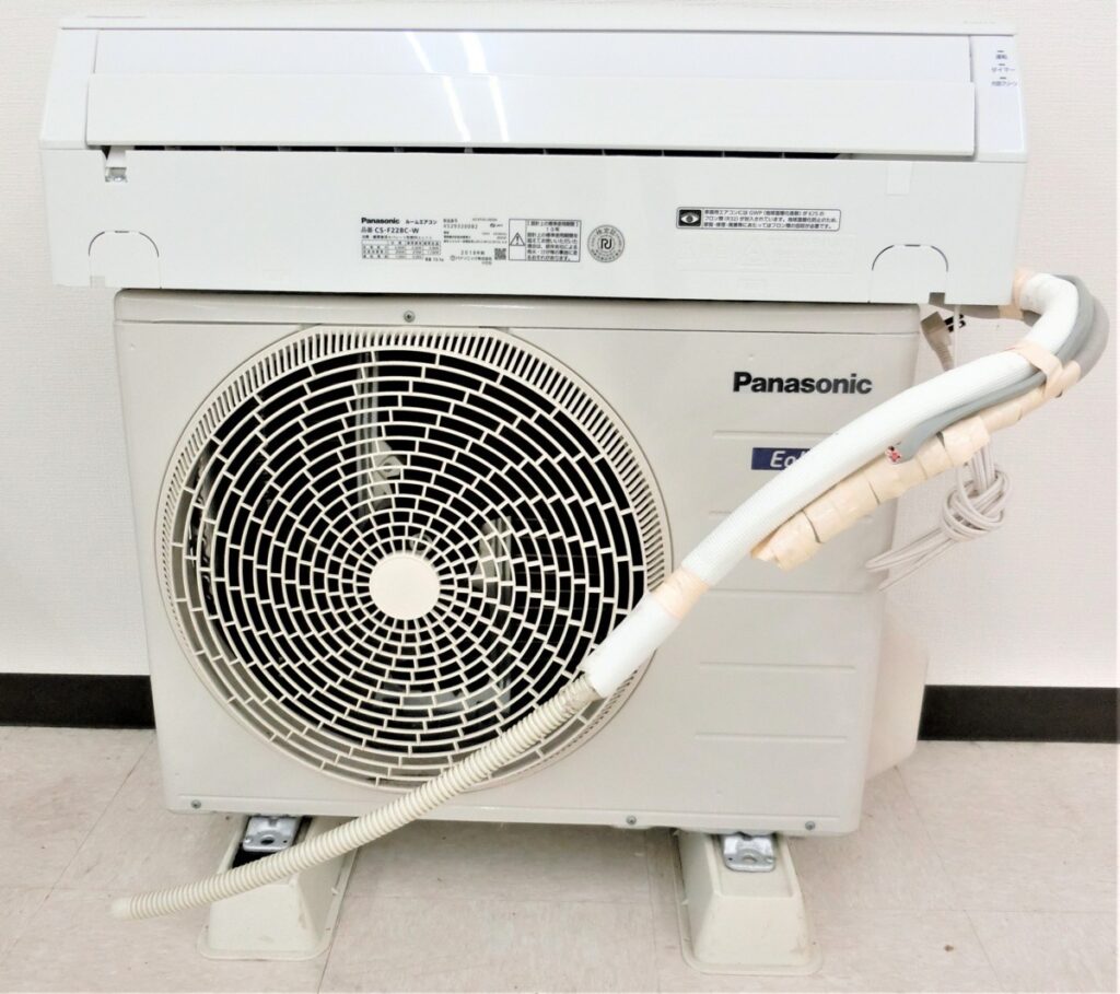 Panasonic パナソニック ルームエアコン エアコンCS-F228C-W 室外機 CU-F228C 2018年製
