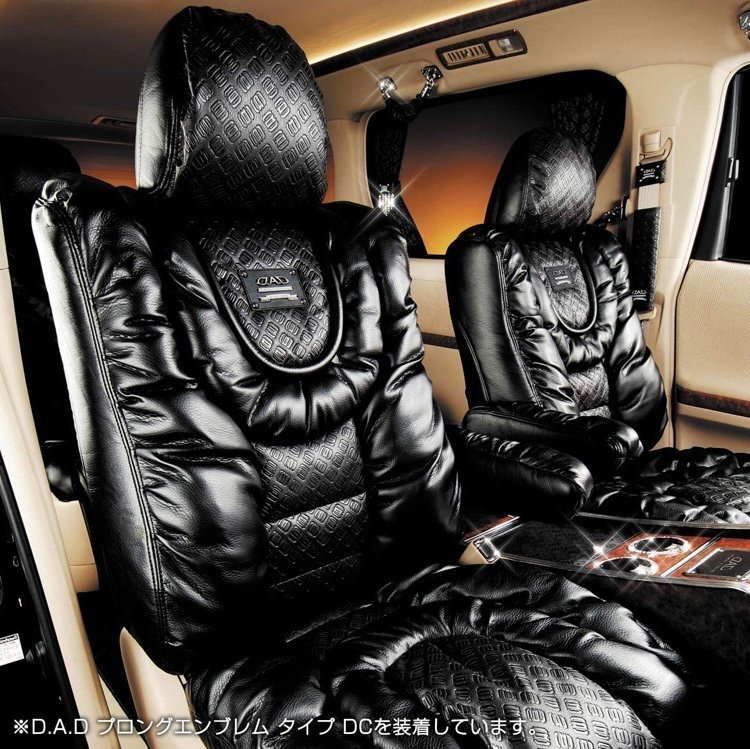 ギャルソン D.A.D シートカバー ギャザーエディション モノグラムレザー アルファード/ヴェルファイア AYH30W THT3828-12