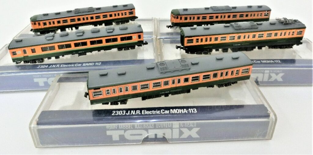 TOMIX 2301 国鉄電車 クハ111形 2302 モハ112形 動力車 2303 モハ113形 2304 サロ112形