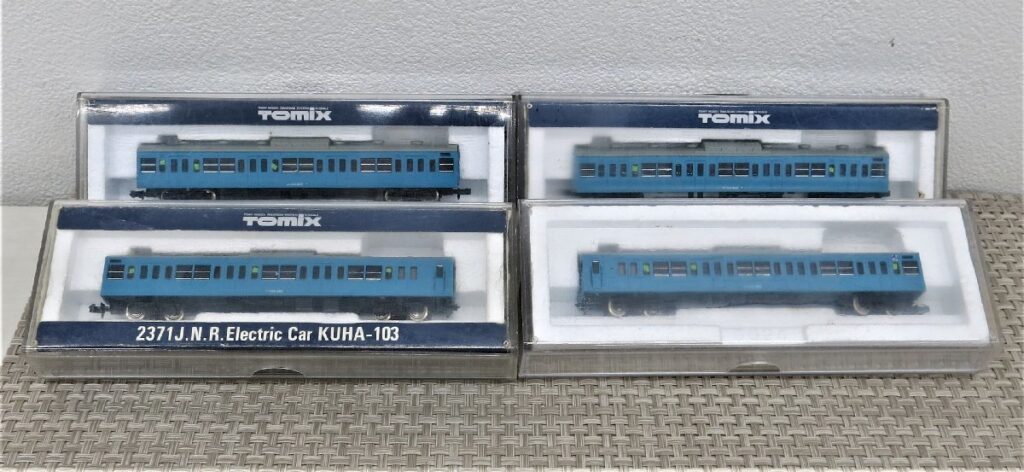 TOMIX 国鉄電車 スカイブルー 103形 102形 4車両 まとめ売り