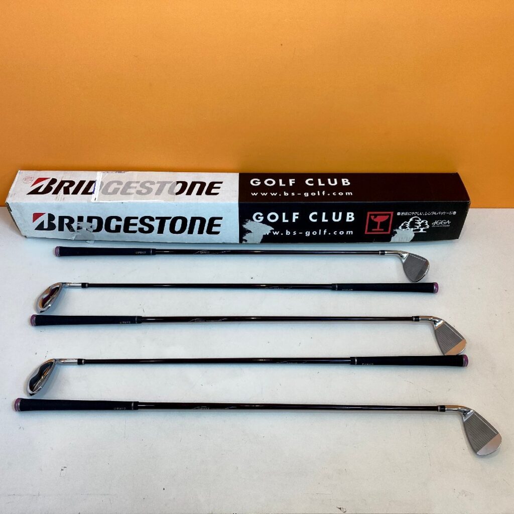 ブリヂストン PHYZ アイアン #7-9 / S / P シャフト PZ-403I FLEX-R ゴルフクラブ 計5点 パープル 2013年モデル セット