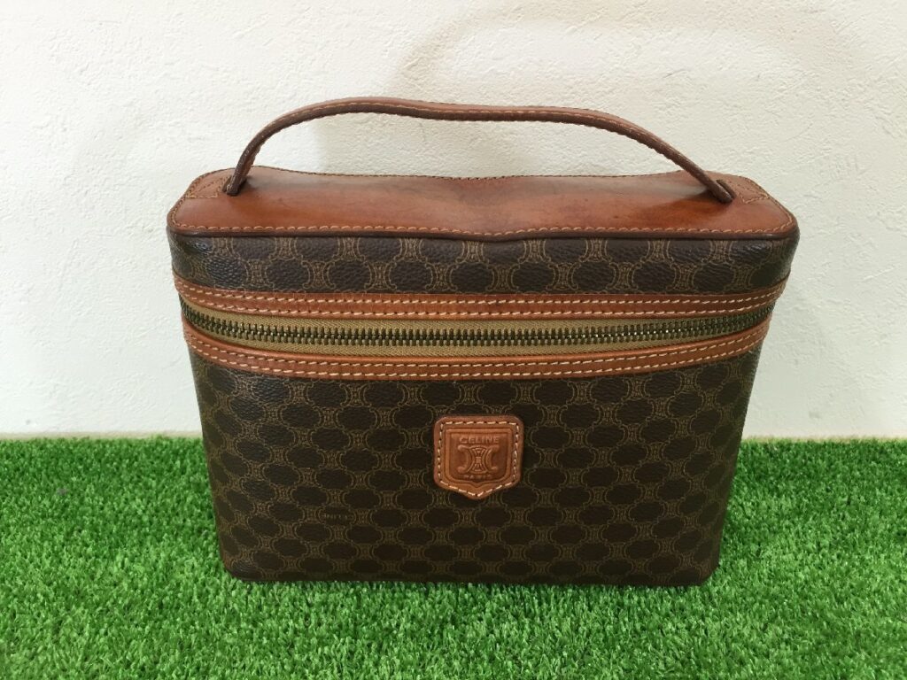 CELINE セリーヌ バニティバッグ マカダム柄 ポーチ