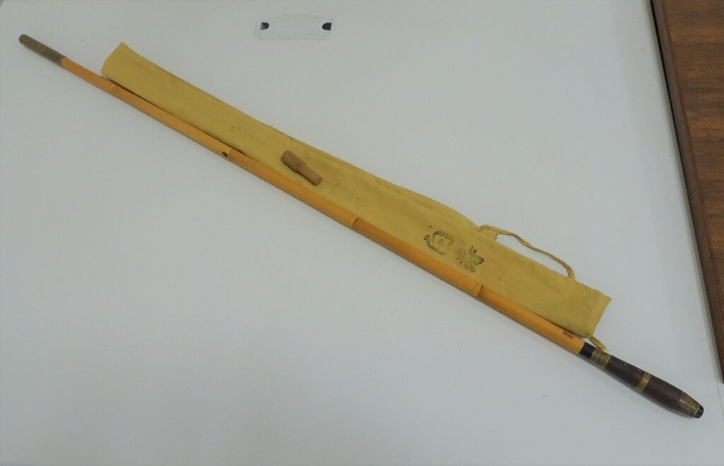 竿掛 　総藤巻 白寿 玉の柄 ヘラブナ 　箆鮒　竿受け