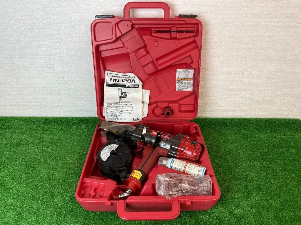 MAX　高圧用釘打機　スーパーネイラ　HN-120A　動作未確認品