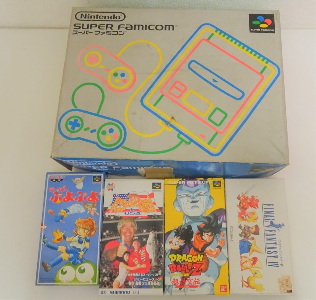 任天堂　スーパーファミコン　本体　ソフト　セット　まとめ　ぷよぷよ　FF　その他　動作未確認