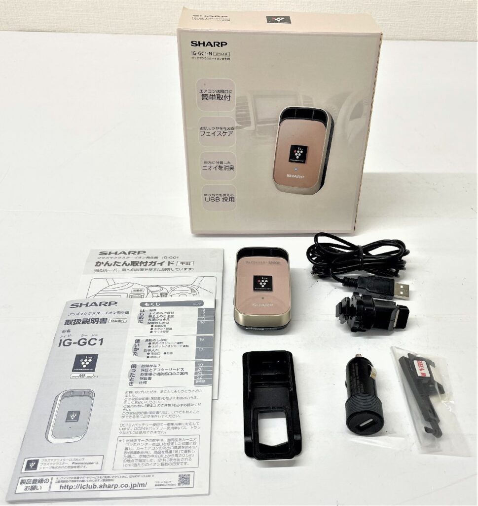 SHARP プラズマクラスターイオン発生機 IG-GC1-N