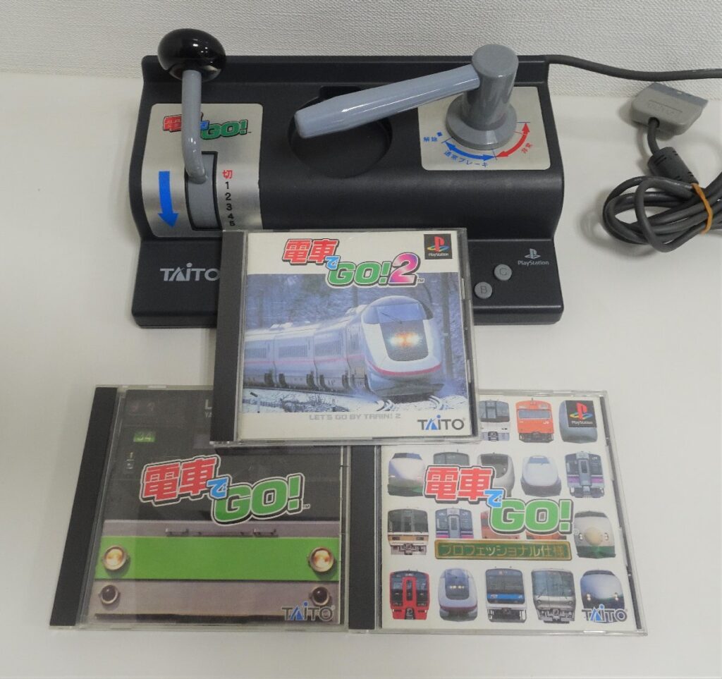 TAITO タイトー 電車でGO! 1 2 プロフェッショナル仕様 コントローラー ソフト セット SLPH-00051