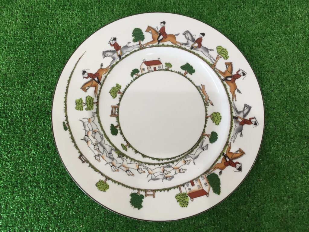 WEDGWOOD ウエッジウッド プレート HUNTING SCENES ハンティングシーン