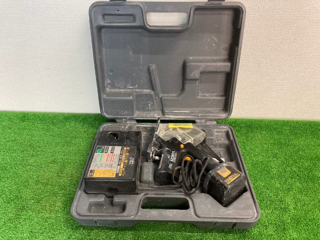 ジャンク品　National　ナショナル　松下電工　充電角穴カッター　EZ3571　電動工具　切断機　記名あり