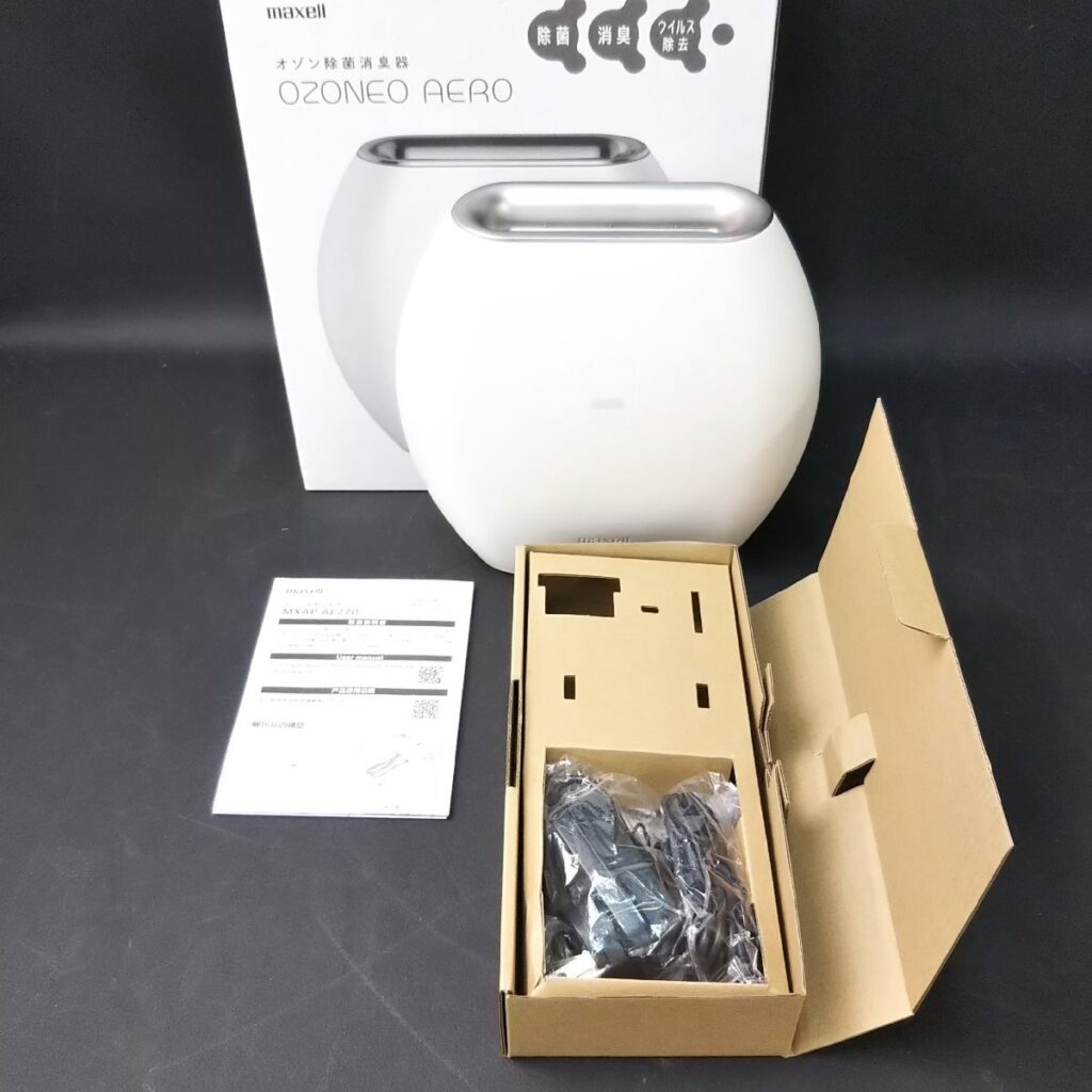 未使用 通電OK!! maxell マクセル オゾネオエアロ MXAP-AE270 オゾン除菌消臭器