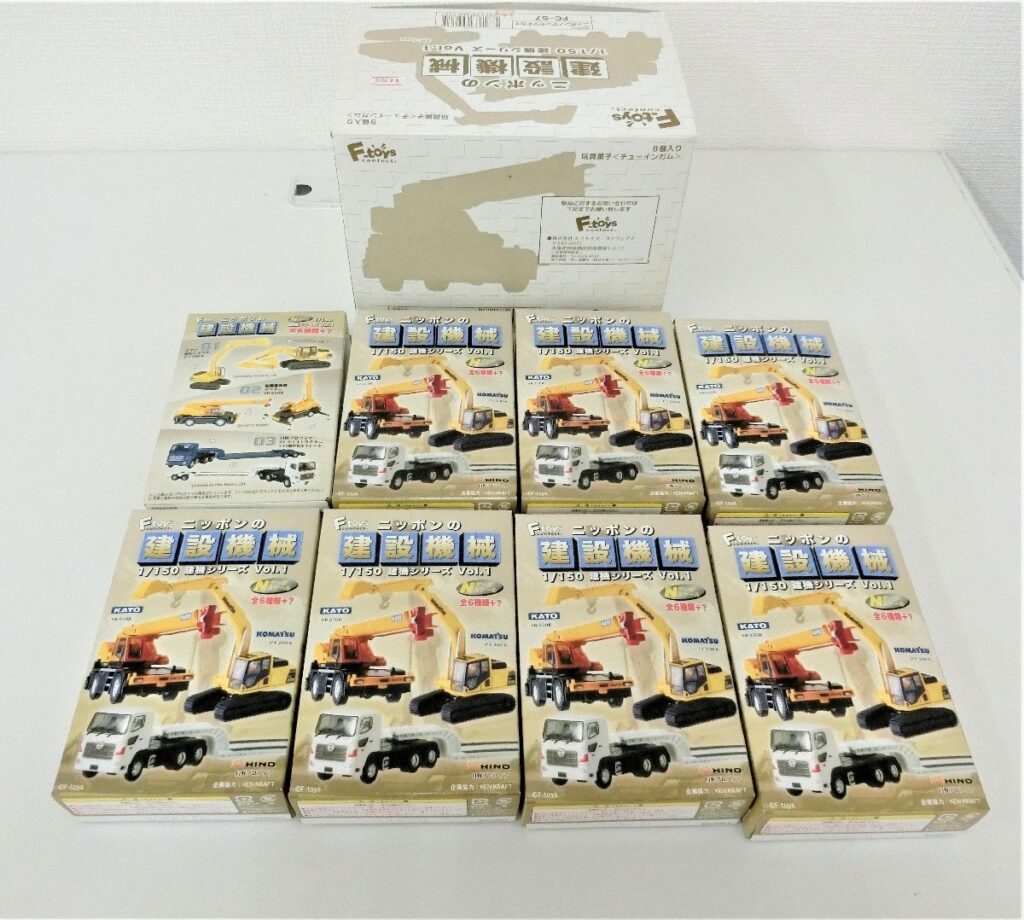 1/150 ニッポンの建設機械 Vol.1 8台セット