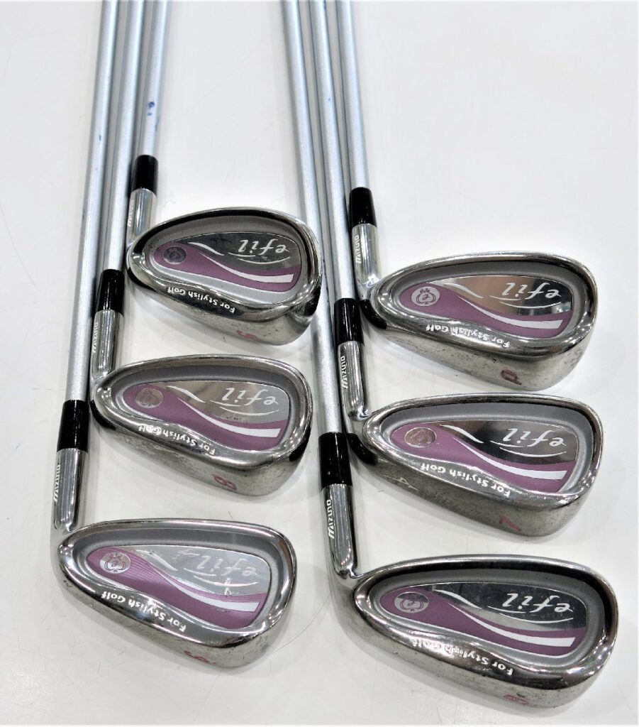 MIZUNO ミズノ efil エフィル 6~9 S P アイアンセット FLEX L レディース ピンク系 6本