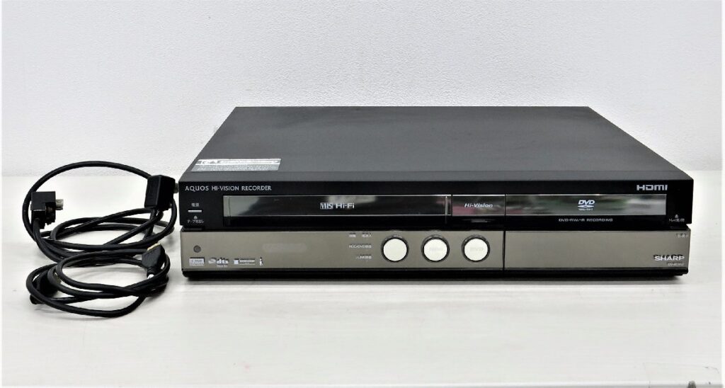SHARP AQUOS HI-VISION RECORDER DV-ACV52 HDD・DVD・VHS 2010年製
