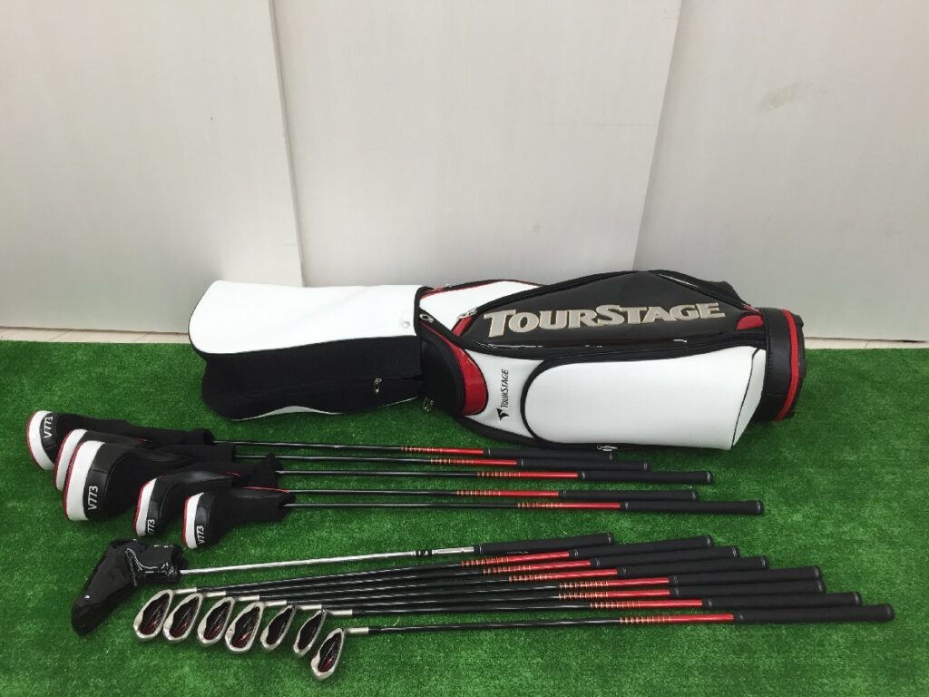 ブリヂストン TOURSTAGE V773 13本セット SRフレックス キャディバック ヘッドカバー付き