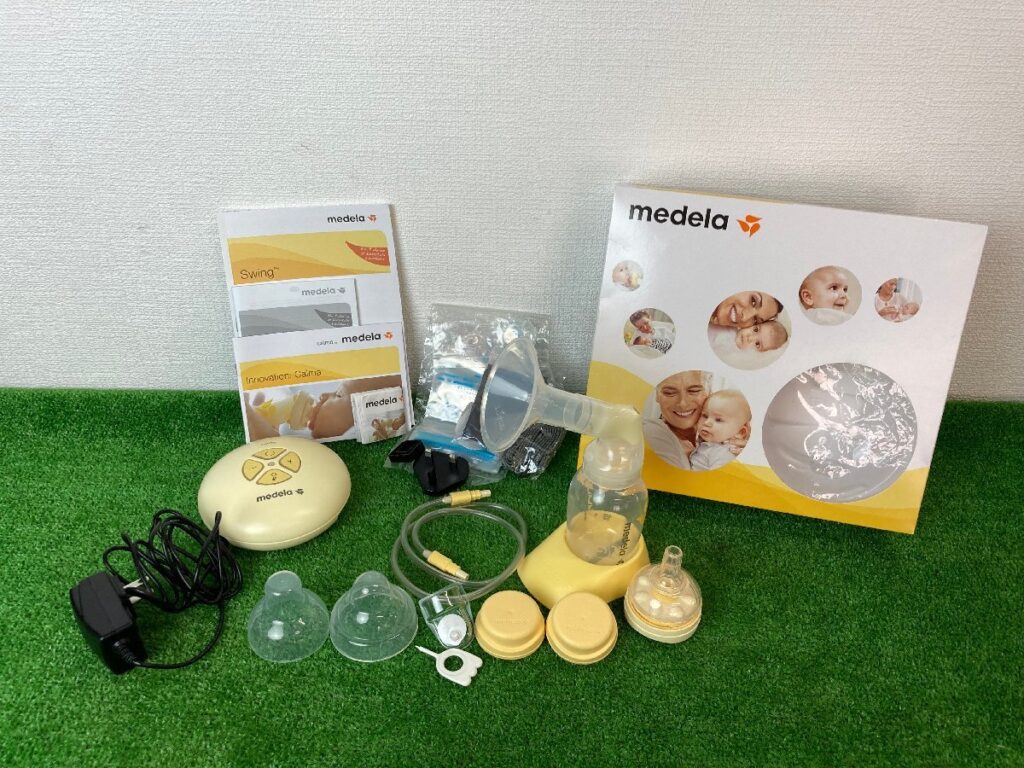 簡易通電確認済み　medela　メデラ　電動搾乳機　ベビー用品　授乳　さく乳器　搾乳器