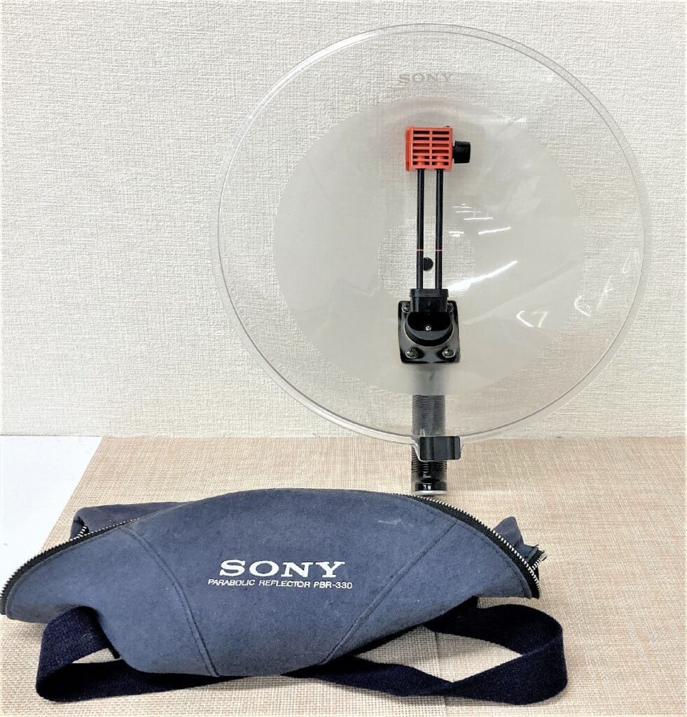 SONY PARABOLIC REFLECTOR PBR-330 パラボナ集音機 収納袋付き