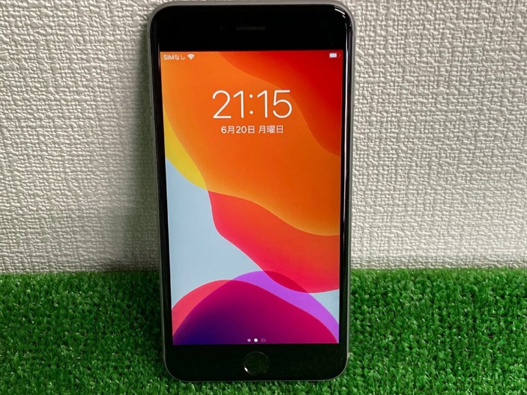 iPhone 6s Plus　64GB　色 スペースグレー　キャリア au　ネットワーク判定〇 モデル番号 MKU62/A1687　初期化済み