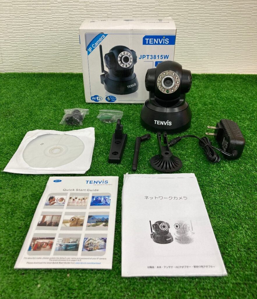 TENVIS IP Camera JPT3815W ネットワークカメラ 防犯カメラ ブラック