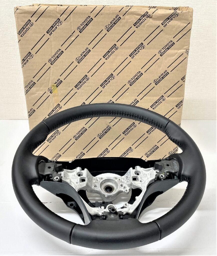 トヨタ純正 レザー ステアリング ハンドル 黒 GS120-05940