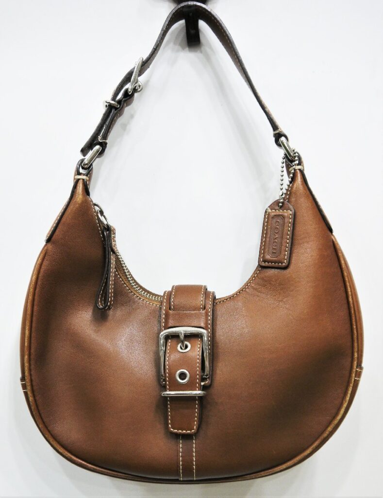 COACH コーチ レザー ショルダーバッグ ハンドバッグ 肩掛けかばん 手提げかばん レディース ブラウン