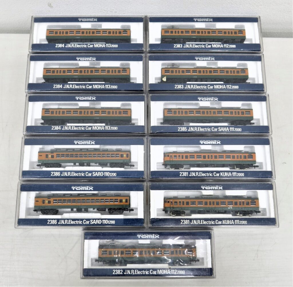 TOMIX トミックス 国鉄電車 11点まとめ売り HOゲージ 鉄道模型 2000形 1200形