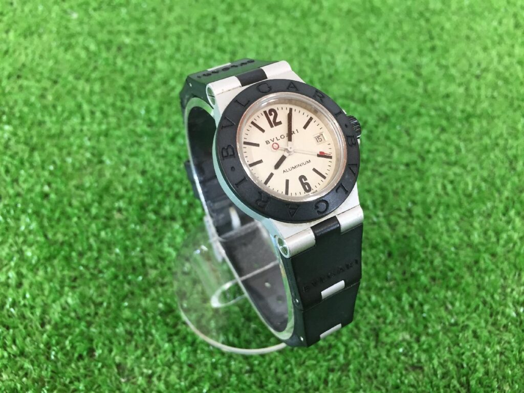 BVLGARI ブルガリ アルミニウム クォーツ腕時計 AL29A