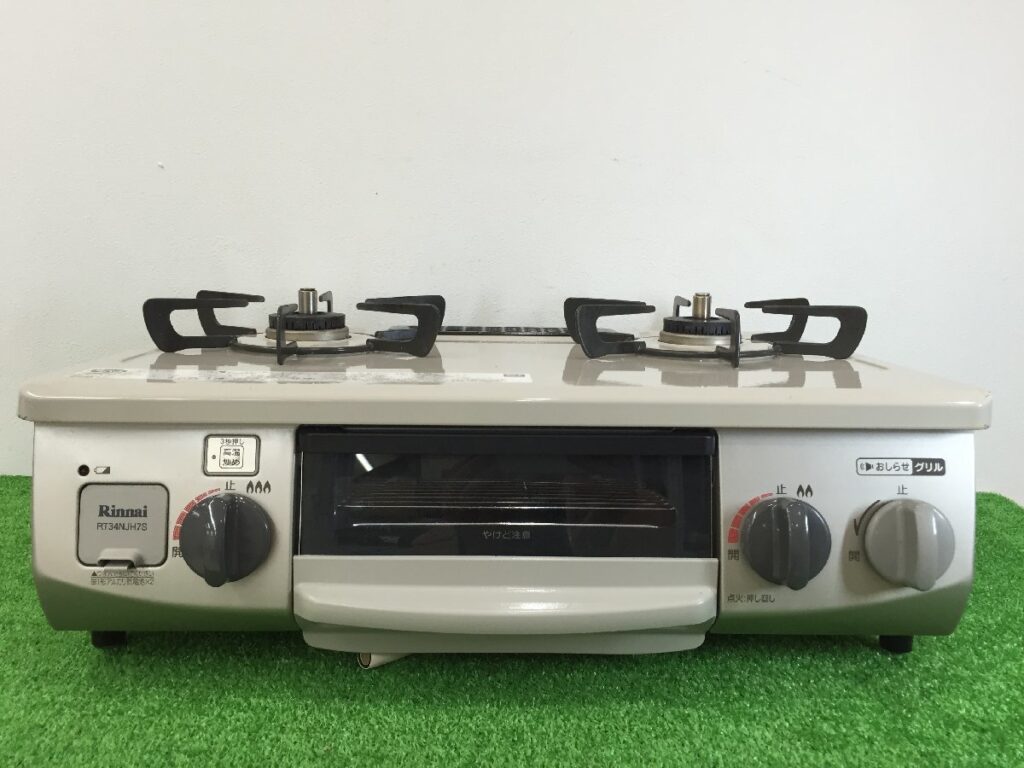 Rinnai 都市ガス用 ガスコンロ RT34NJH7S-CL 2口 2020年製