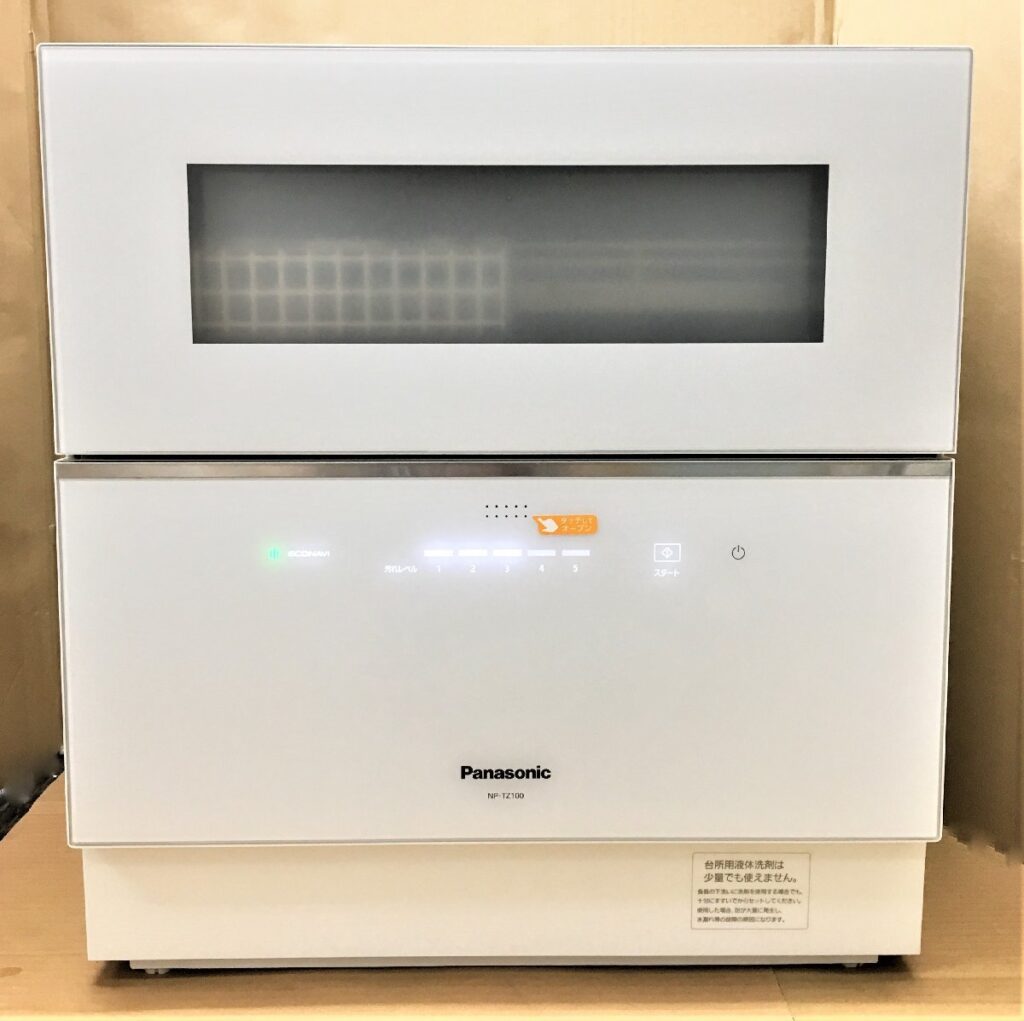 Panasonic パナソニック 食器洗い乾燥機 NP-TZ100-W 通電確認済み