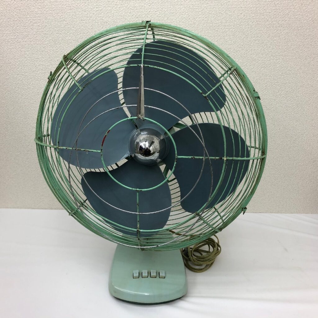 Toshiba 東芝 A.C.ELECTRIC FAN エレクトリックファン 扇風機　4枚羽根 昭和レトロ ビンテージ アンティーク