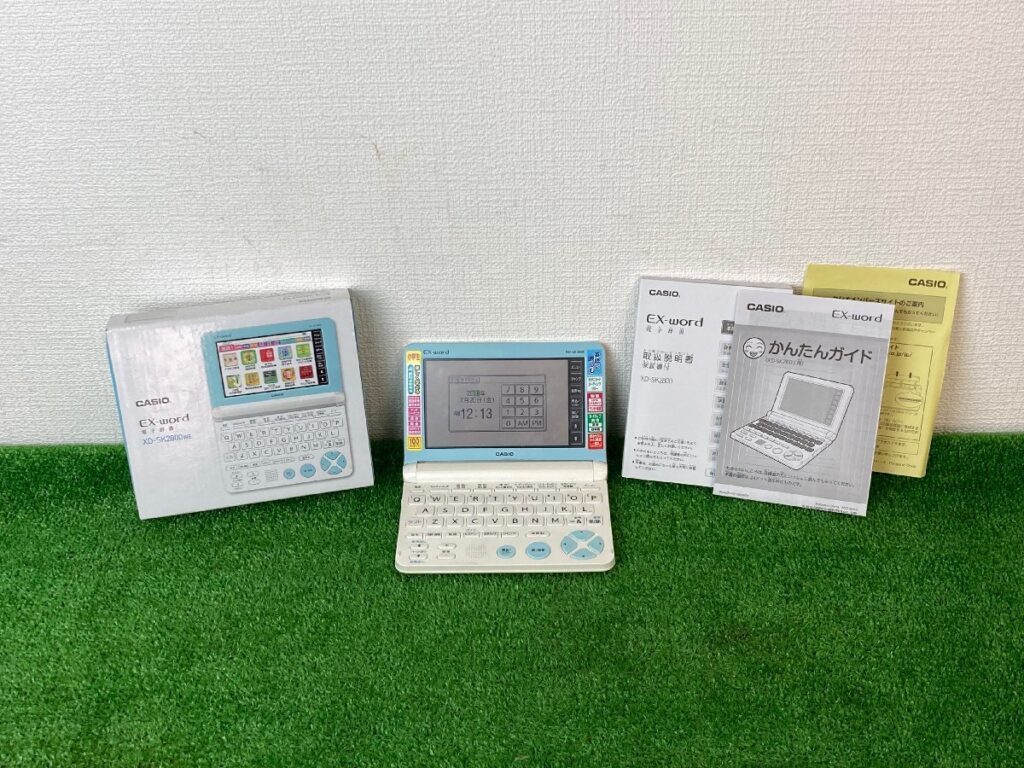 簡易通電動作確認済　CASIO　カシオ　EX-word　エクスワード　XD-SK2800WE　電子辞書　小学生モデル　ホワイト