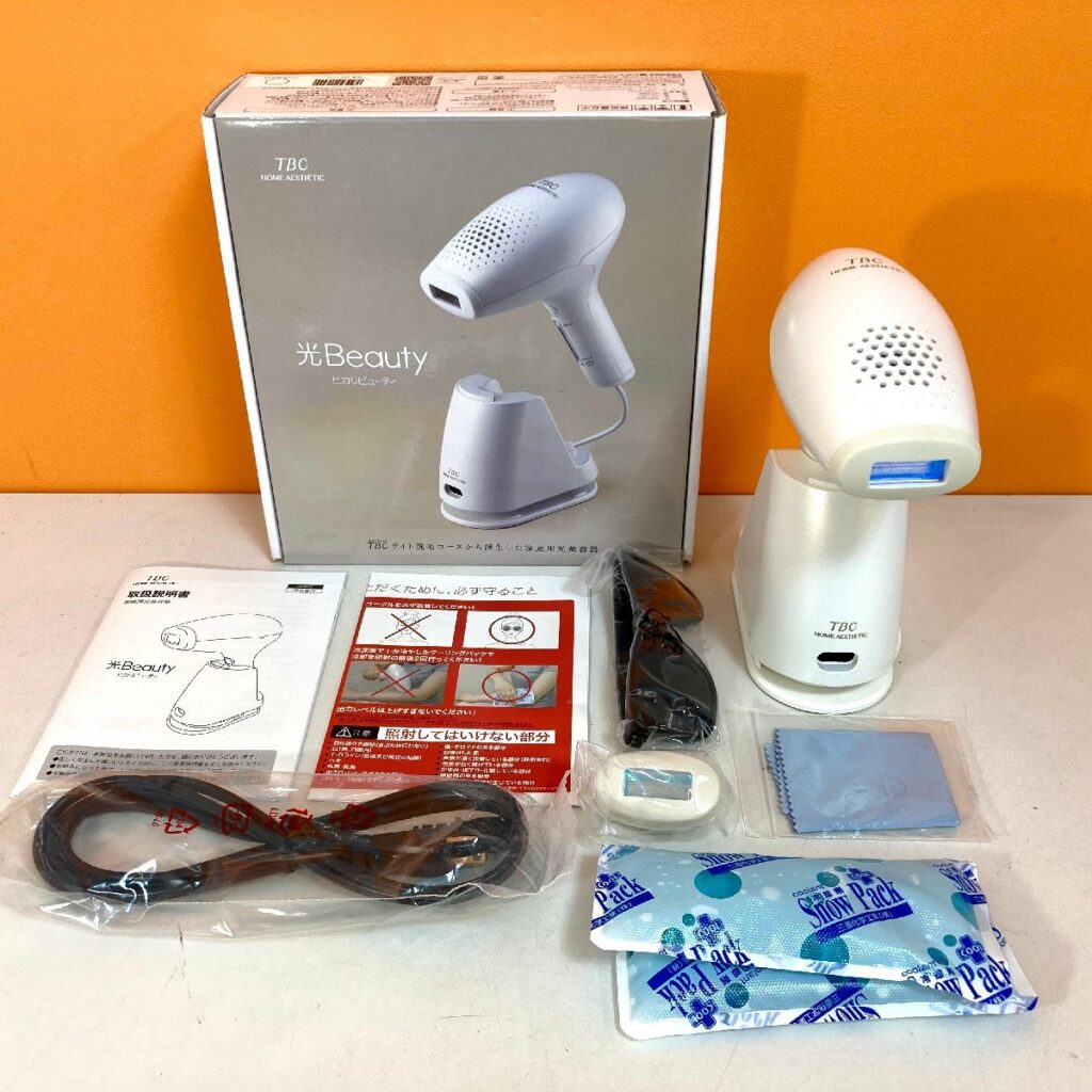 TBC HA-LB01-PW 光Beauty ヒカリビューティ 家庭用光美容器 家庭用脱毛器 エステ脱毛 ボディケア 除毛