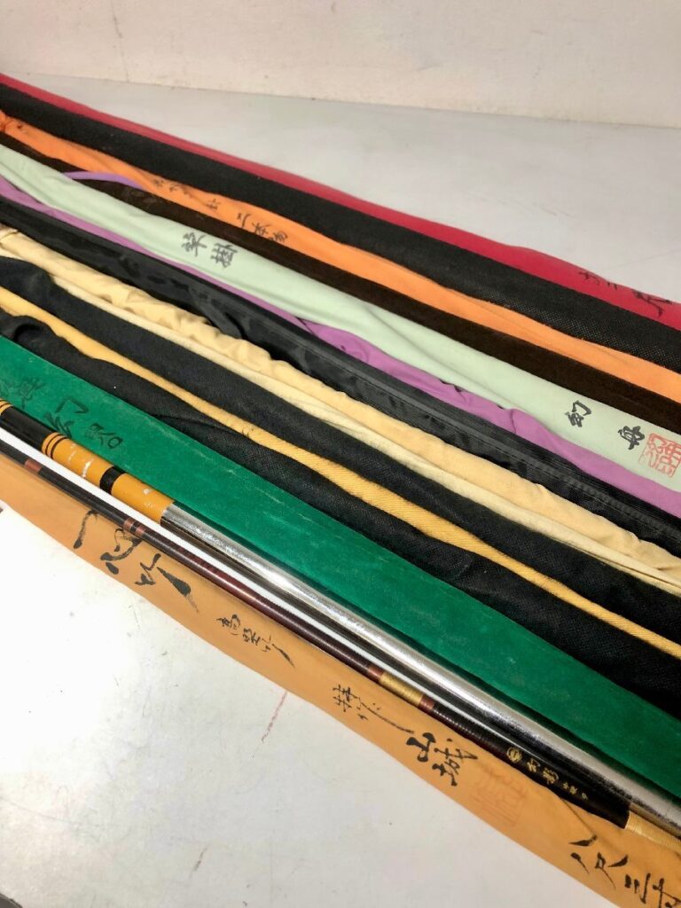 16本 ジャンク ヘラ竿 まとめ 大量 かすみ 幻影 黒粋峰 翼 陽舟 抱月 幻竜 山城 一心竹 花竹竿掛 幻舟 春影