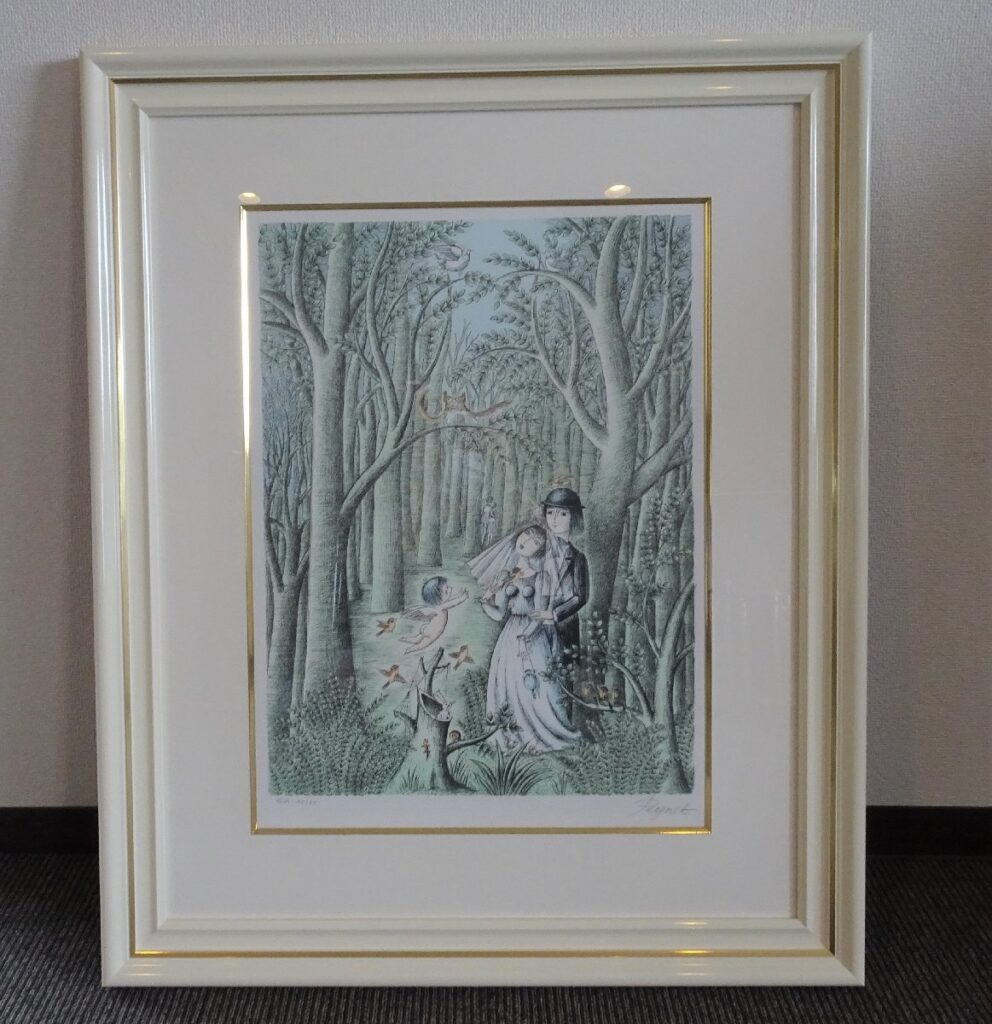 レイモン・ペイネ　森のウエディング　真作