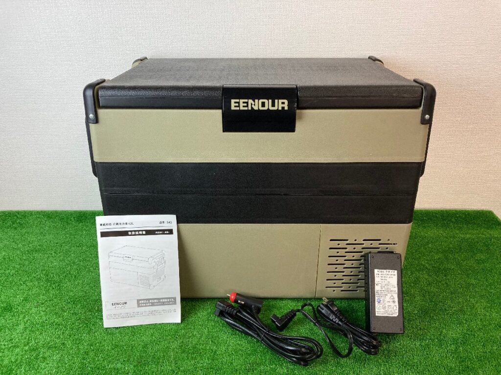 簡易通電確認済み　EENOUR　イーノウ　車載冷蔵器　冷凍庫　S42　ポータブル冷蔵庫　42L　コンプレッサー式　-20～10℃