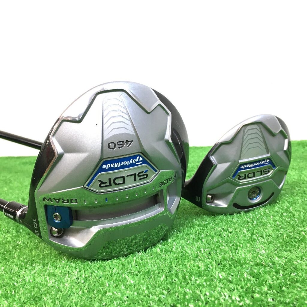 TaylorMade テーラーメイド SLDR460 10.5° １W SLDR 15° ＃3 FLEX S 114 ゴルフクラブ ユーズド 2本セット