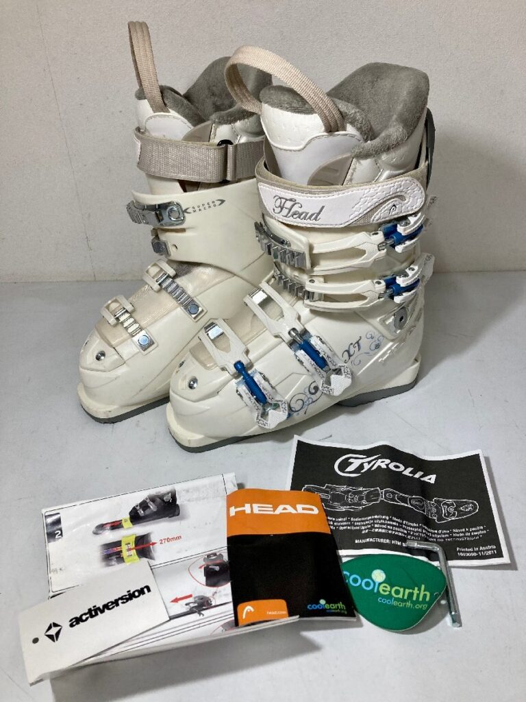 ヘッド HEAD スキーブーツ 23-23.5cm 174mm SUPERMACRO CZECHREPUBLIC DINISOUNION ホワイト B272 602275