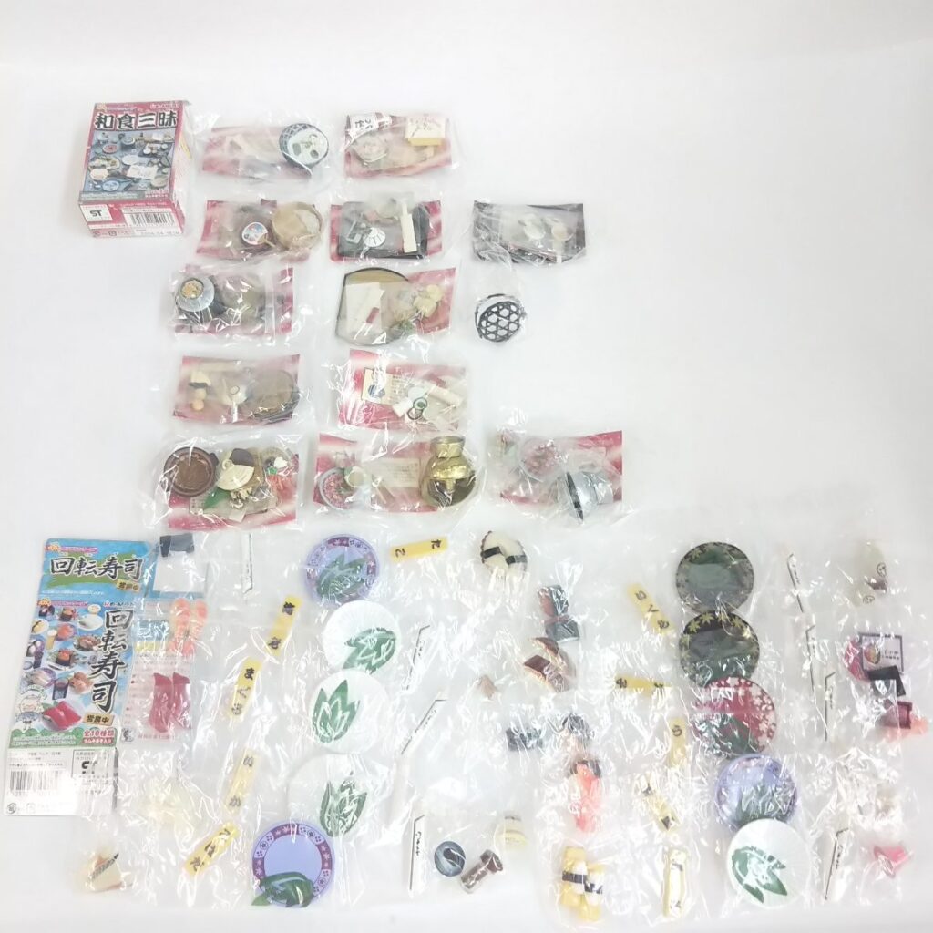 未使用 リーメント 和食三昧/回転寿司 全10種完 完品 ミニチュア 食玩