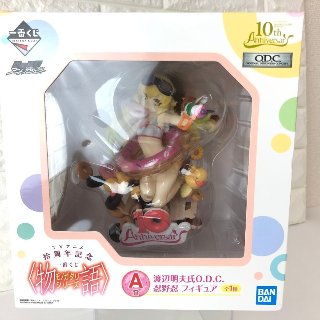 BANDAI TVアニメ 拾周年記念 一番くじ 物語シリーズ A賞 渡辺明夫氏 O.D.C. 忍野忍 フィギュア　西尾維新 10th