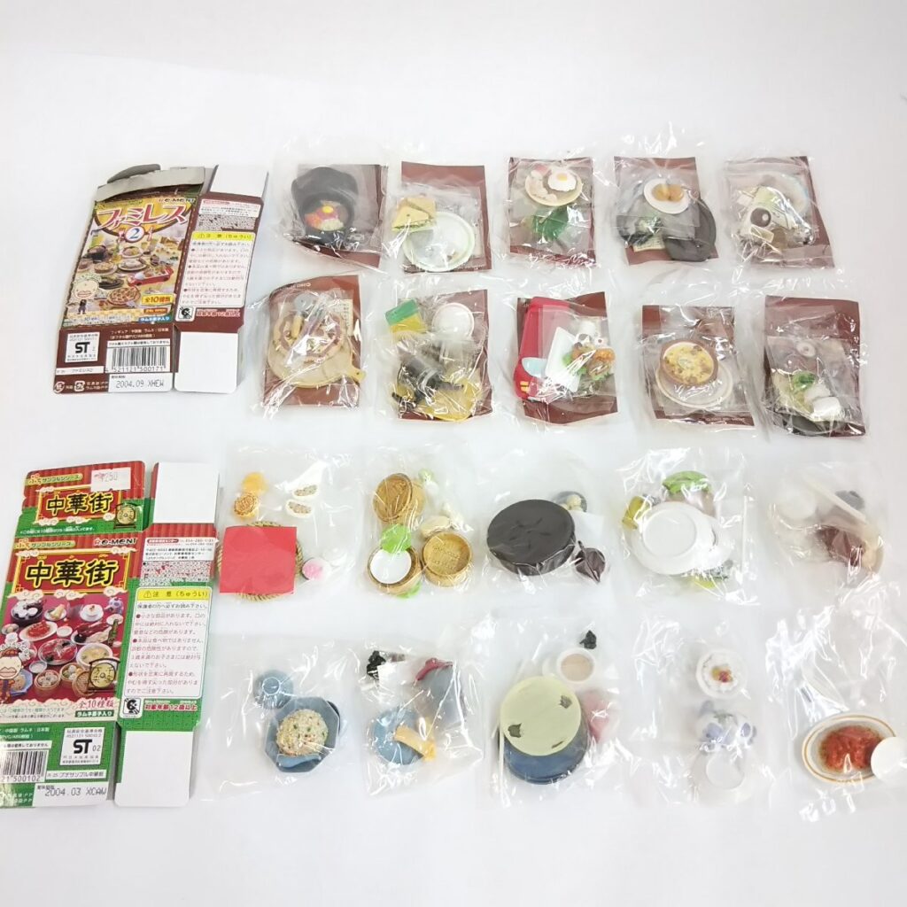 未使用 リーメント ファミレス2/中華街 全10種完 完品 ミニチュア 食玩