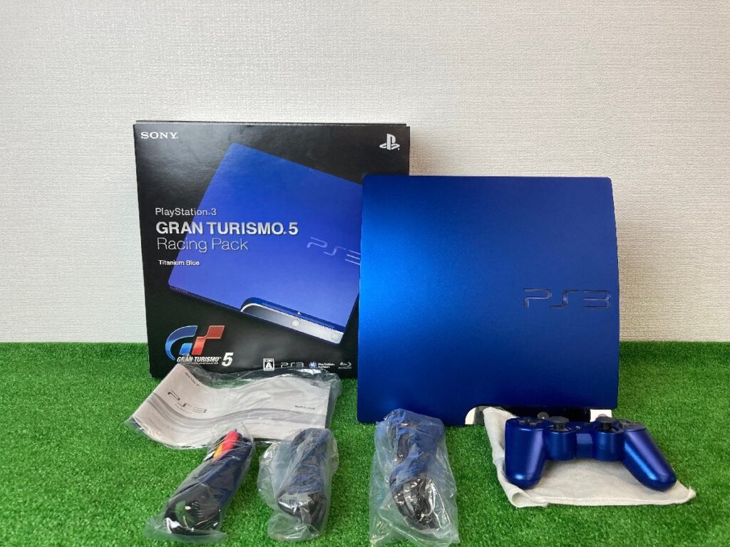 簡易通電確認済み ソニー GRAN TURISMO グランツーリスモ プレイステーション3 CECH-2500A 160GB タイタニウムブルー プレステ3