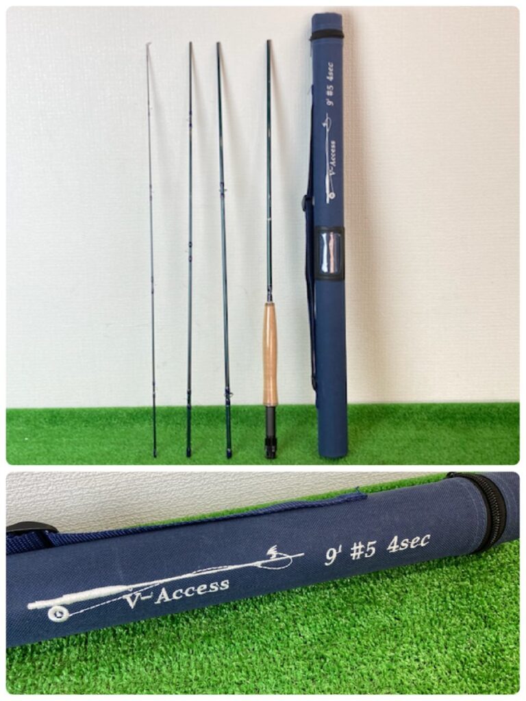 Unifishing　V-Access　フライロッド　4ピース　9‘　＃5　4sec　釣り具　釣り竿