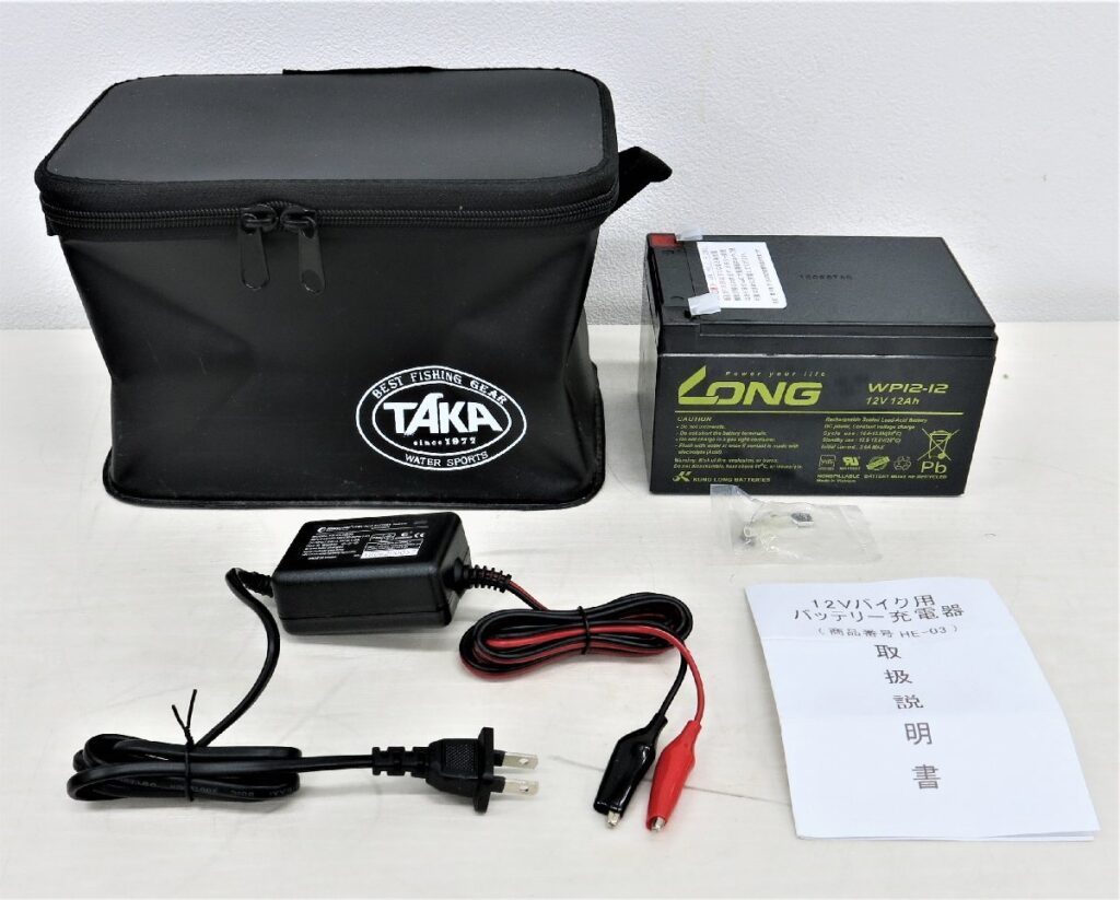 LONG バッテリー WP12-12 12V12Ah 12Vバイク用バッテリー充電器 多目的